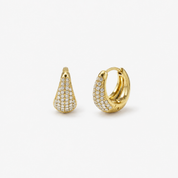 Brilliant Pavé Creolen Gold