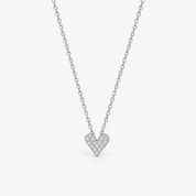 Coeur Halskette Silber