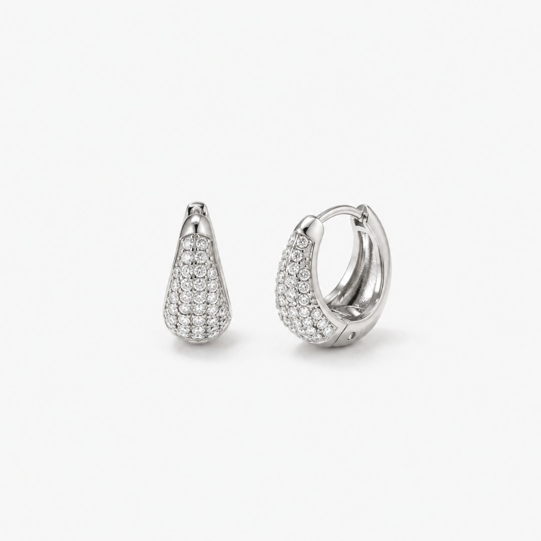 Brilliant Pavé Creolen