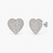 Coeur Ohrringe Silber - Heyam Jewelry