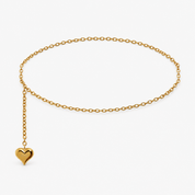 Heart Chain Necklace & Belt