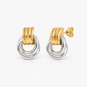 Luna Loops Mixed Metals - Heyam Jewelry