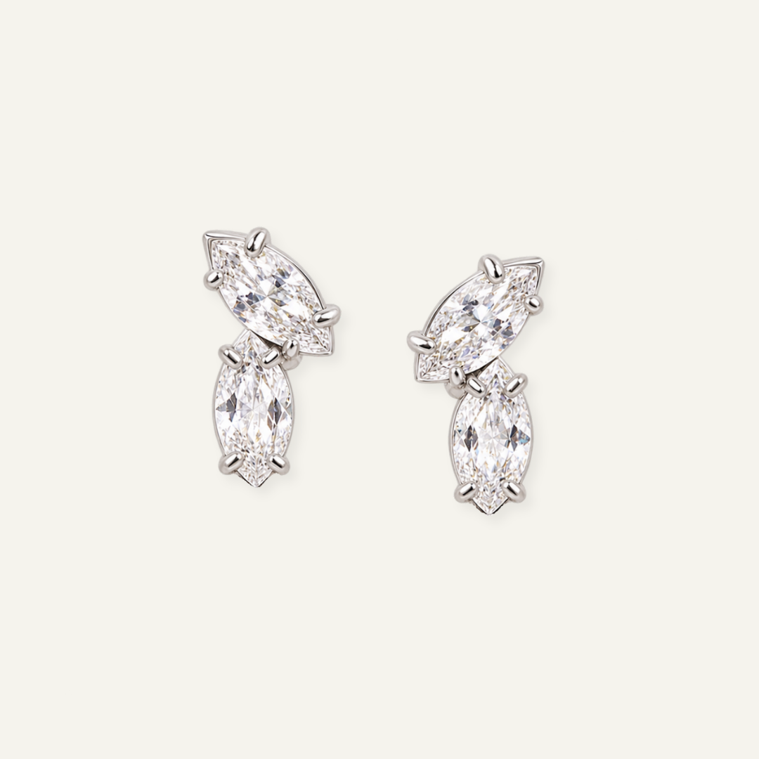 Marquise Duo Studs