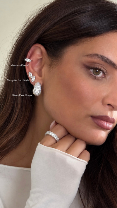 Marquise Duo Studs - Heyam GmbH