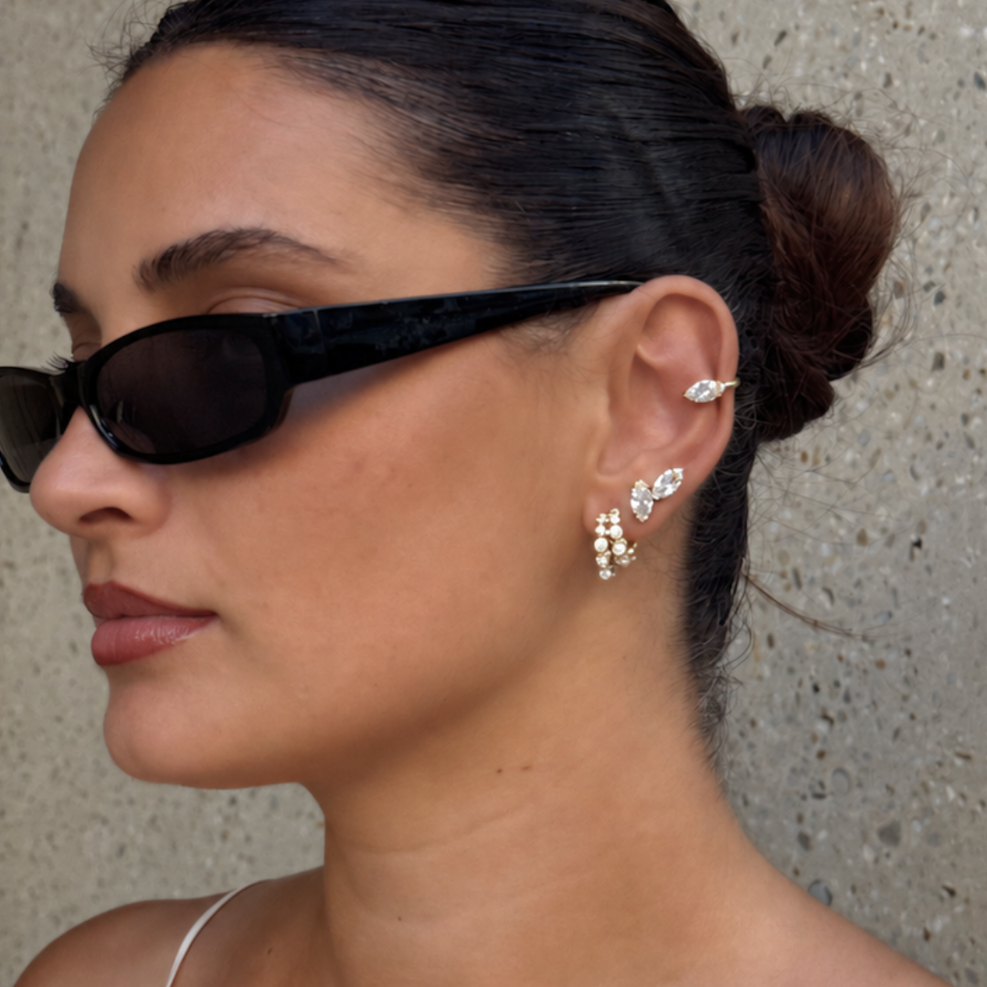 Marquise Duo Studs