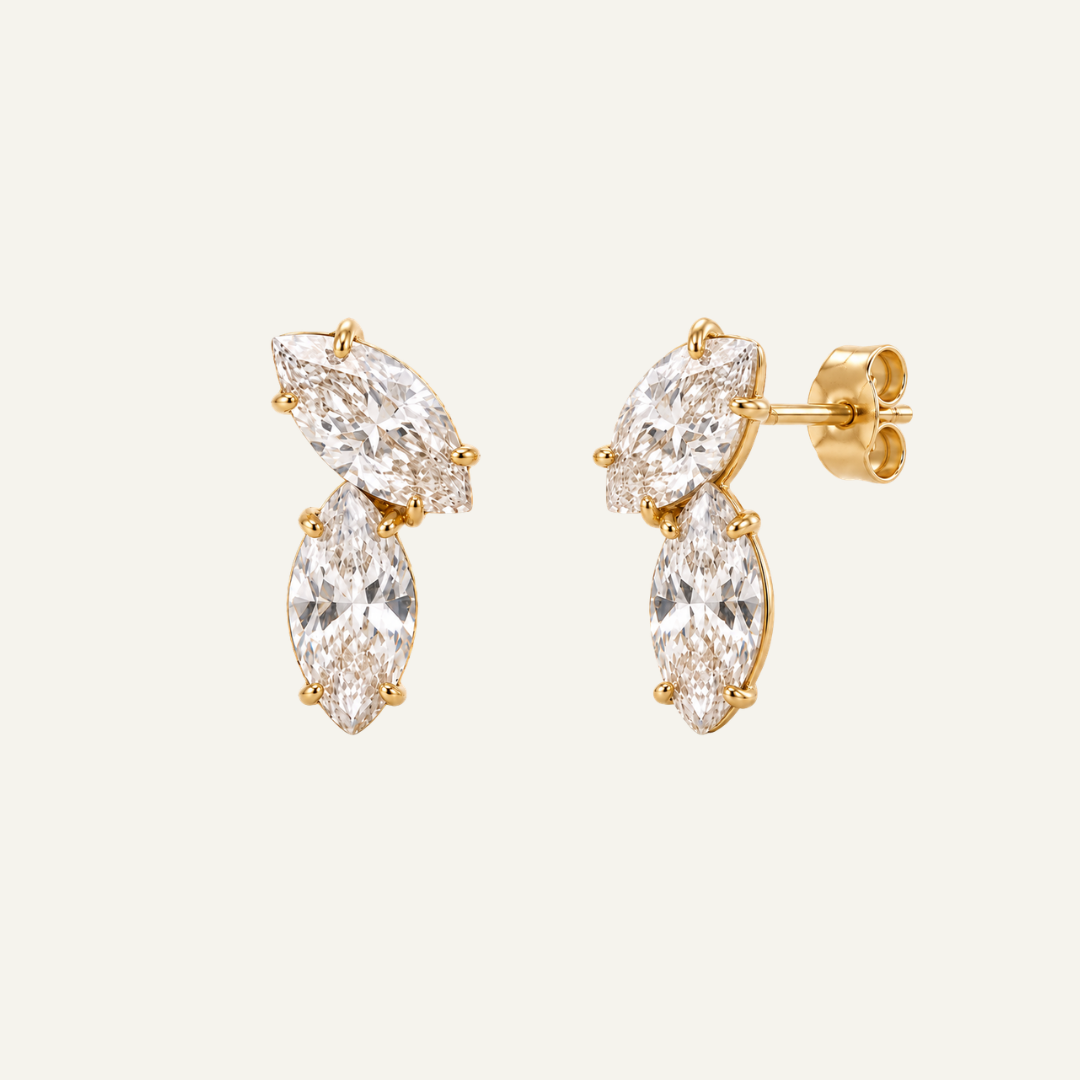 Marquise Duo Studs
