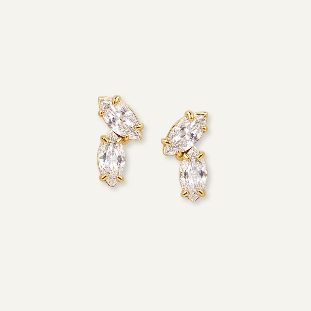 Marquise Duo Studs