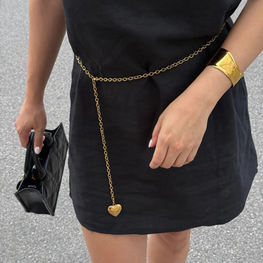 Heart Belt Chain & Necklace