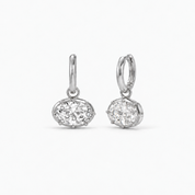 Oval Charm Creolen - Heyam GmbH