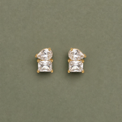 Pear & Emerald Duo Ohrstecker
