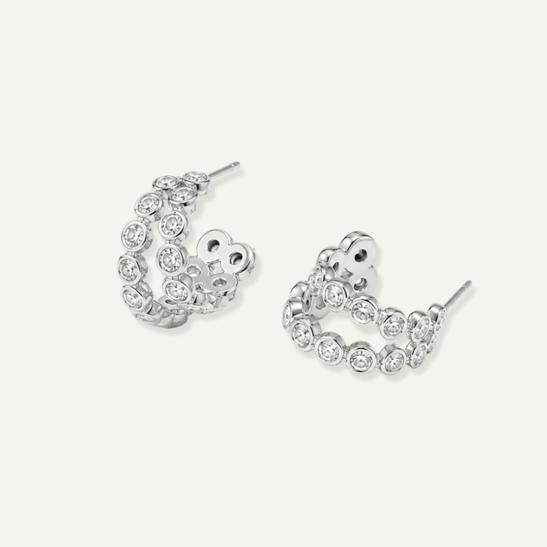 Éclat Bezel Hoops
