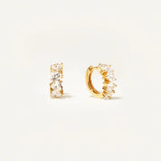 Heart Zircon Huggies