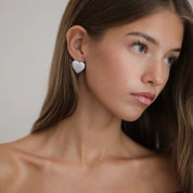 Coeur Ohrringe Silber - Heyam Jewelry