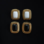 Ivory Frame Earrings