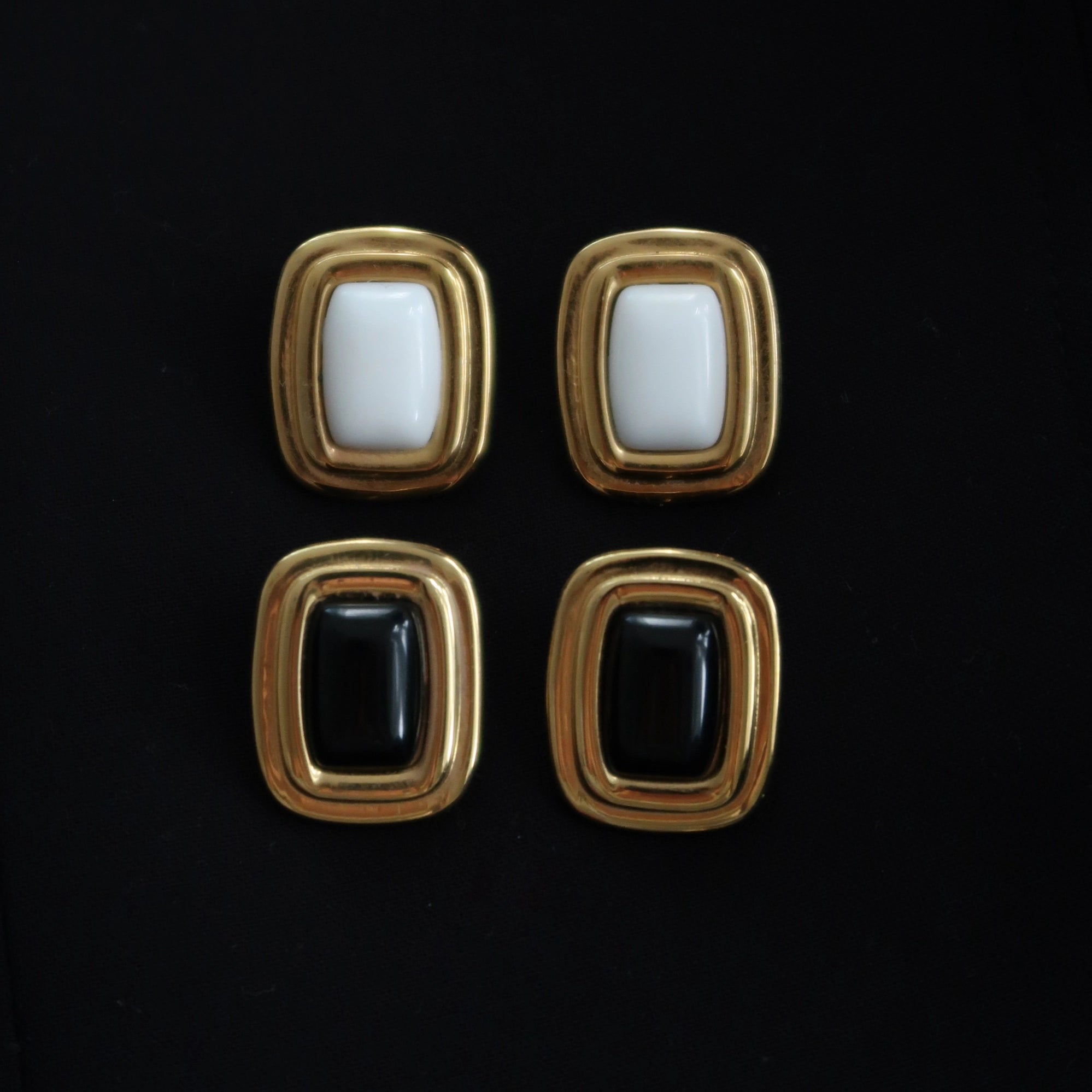 Ivory Frame Earrings