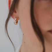 Heart Zircon Huggies - Heyam GmbH