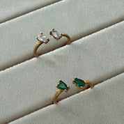 Lumière Green Ring