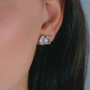 Pear & Emerald Duo Ohrstecker